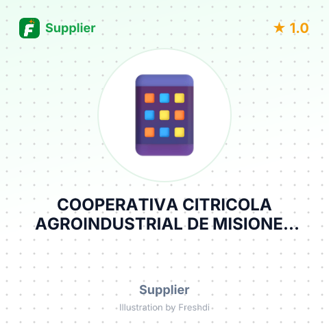 COOPERATIVA CITRICOLA AGROINDUSTRIAL DE MISIONES LTDA – summary card, no photo uploaded yet