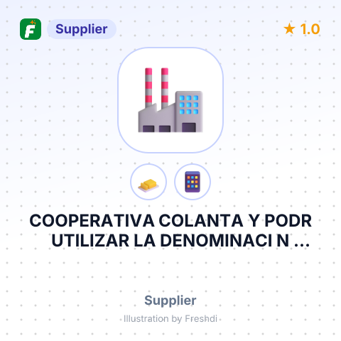 COOPERATIVA COLANTA Y PODR UTILIZAR LA DENOMINACI N ABREVIA – summary card, no photo uploaded yet
