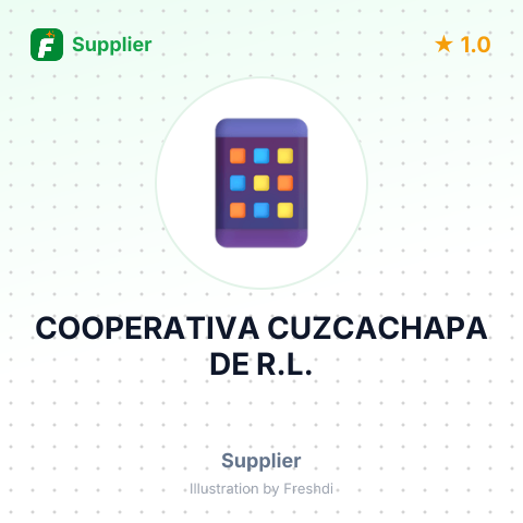 COOPERATIVA CUZCACHAPA DE R.L. – summary card, no photo uploaded yet