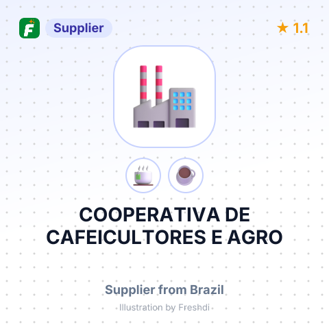 COOPERATIVA DE CAFEICULTORES E AGRO – summary card, no photo uploaded yet