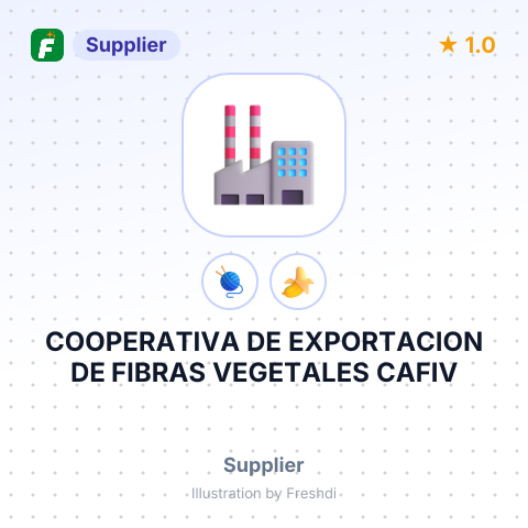 COOPERATIVA DE EXPORTACION DE FIBRAS VEGETALES CAFIV – summary card, no photo uploaded yet