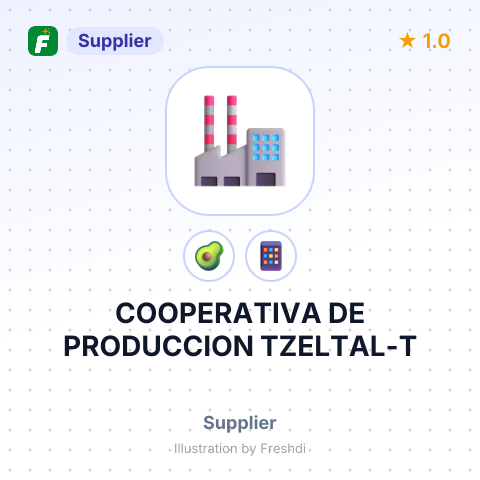 COOPERATIVA DE PRODUCCION TZELTAL-T – summary card, no photo uploaded yet