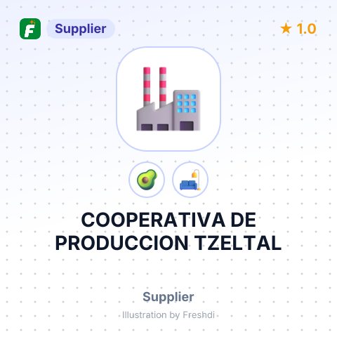 COOPERATIVA DE PRODUCCION TZELTAL – summary card, no photo uploaded yet