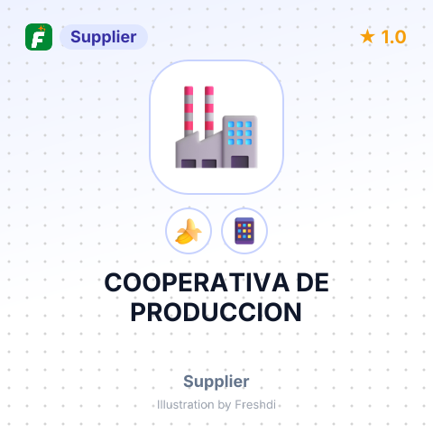 COOPERATIVA DE PRODUCCION – summary card, no photo uploaded yet