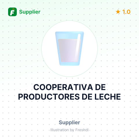 COOPERATIVA DE PRODUCTORES DE LECHE – summary card, no photo uploaded yet