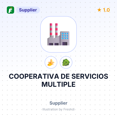 COOPERATIVA DE SERVICIOS MULTIPLE – summary card, no photo uploaded yet