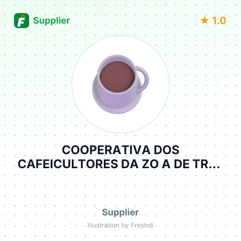 COOPERATIVA DOS CAFEICULTORES DA ZO A DE TRES PONTAS LTDA – summary card, no photo uploaded yet