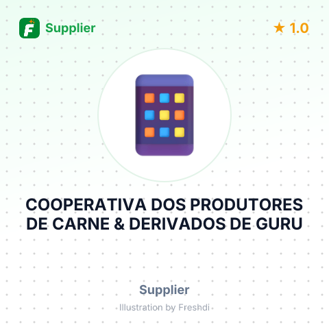 COOPERATIVA DOS PRODUTORES DE CARNE & DERIVADOS DE GURU – summary card, no photo uploaded yet
