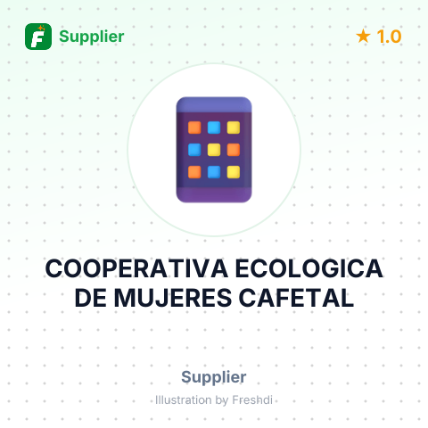 COOPERATIVA ECOLOGICA DE MUJERES CAFETAL – summary card, no photo uploaded yet