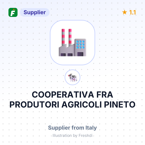 COOPERATIVA FRA PRODUTORI AGRICOLI PINETO – summary card, no photo uploaded yet