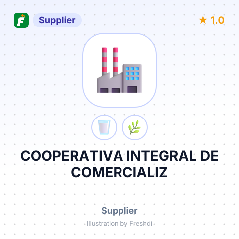 COOPERATIVA INTEGRAL DE COMERCIALIZ – summary card, no photo uploaded yet