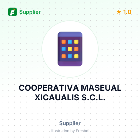 COOPERATIVA MASEUAL XICAUALIS S.C.L. – summary card, no photo uploaded yet