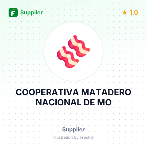 COOPERATIVA MATADERO NACIONAL DE MO – summary card, no photo uploaded yet