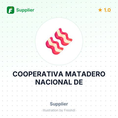 COOPERATIVA MATADERO NACIONAL DE – summary card, no photo uploaded yet