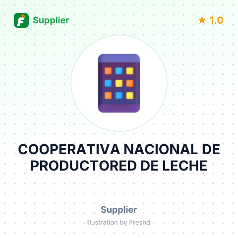 COOPERATIVA NACIONAL DE PRODUCTORED DE LECHE – summary card, no photo uploaded yet