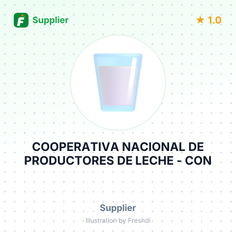 COOPERATIVA NACIONAL DE PRODUCTORES DE LECHE - CON – summary card, no photo uploaded yet