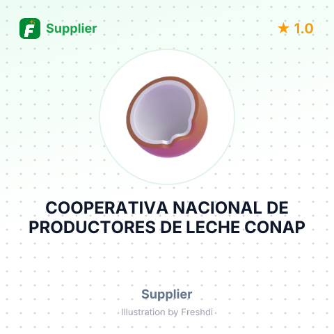COOPERATIVA NACIONAL DE PRODUCTORES DE LECHE CONAP – summary card, no photo uploaded yet