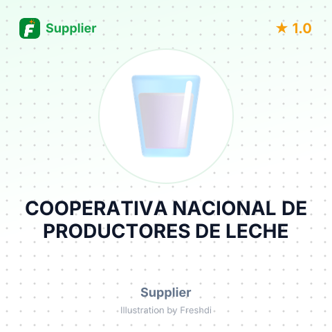 COOPERATIVA NACIONAL DE PRODUCTORES DE LECHE – summary card, no photo uploaded yet