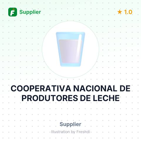 COOPERATIVA NACIONAL DE PRODUTORES DE LECHE – summary card, no photo uploaded yet