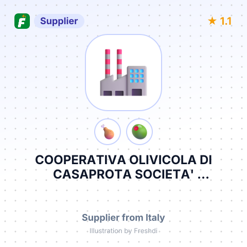 COOPERATIVA OLIVICOLA DI CASAPROTA SOCIETA' COOPERATIVA AGRICOLA – summary card, no photo uploaded yet