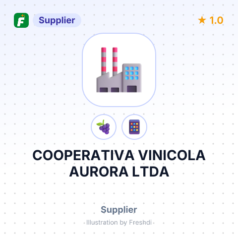 COOPERATIVA VINICOLA AURORA LTDA – summary card, no photo uploaded yet