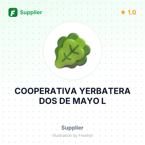 COOPERATIVA YERBATERA DOS DE MAYO L – summary card, no photo uploaded yet