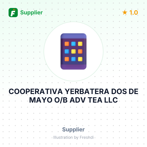 COOPERATIVA YERBATERA DOS DE MAYO O/B ADV TEA LLC – summary card, no photo uploaded yet