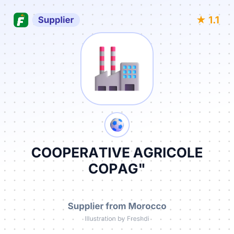 COOPERATIVE AGRICOLE COPAG" – summary card, no photo uploaded yet