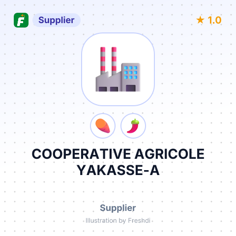 COOPERATIVE AGRICOLE YAKASSE-A – summary card, no photo uploaded yet