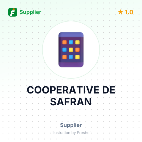 COOPERATIVE DE SAFRAN – summary card, no photo uploaded yet