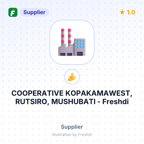 COOPERATIVE KOPAKAMAWEST, RUTSIRO, MUSHUBATI – summary card, no photo uploaded yet