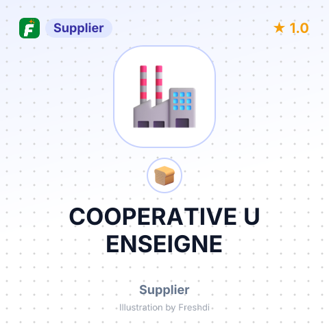 COOPERATIVE U ENSEIGNE – summary card, no photo uploaded yet