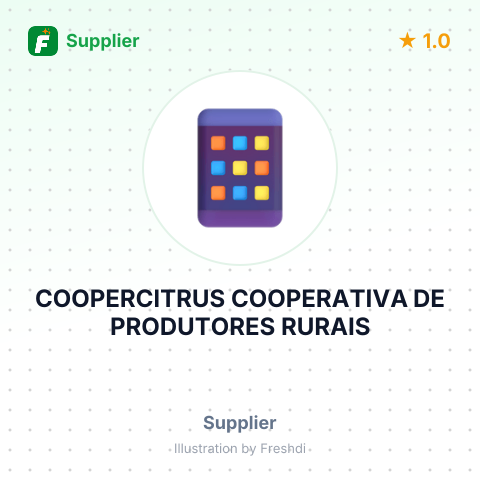 COOPERCITRUS COOPERATIVA DE PRODUTORES RURAIS – summary card, no photo uploaded yet