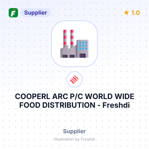 COOPERL ARC P/C WORLD WIDE FOOD DISTRIBUTION – summary card, no photo uploaded yet