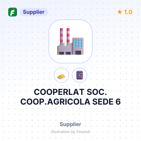 COOPERLAT SOC. COOP.AGRICOLA SEDE 6 – summary card, no photo uploaded yet