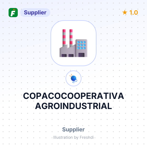 COPACOCOOPERATIVA AGROINDUSTRIAL – summary card, no photo uploaded yet