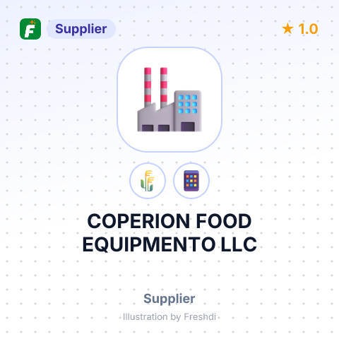 COPERION FOOD EQUIPMENTO LLC – summary card, no photo uploaded yet