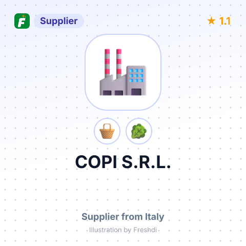 COPI S.R.L. – summary card, no photo uploaded yet