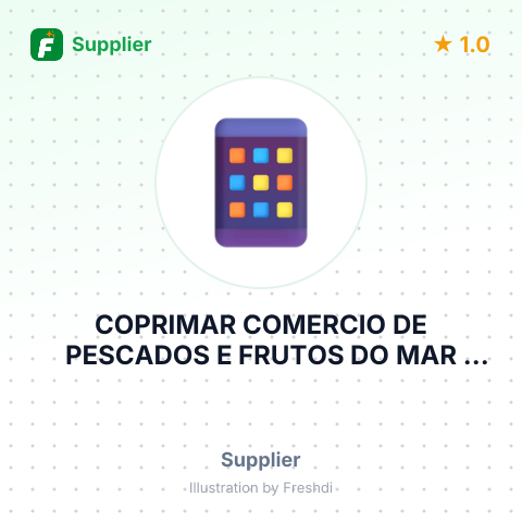 COPRIMAR COMERCIO DE PESCADOS E FRUTOS DO MAR LTDA – summary card, no photo uploaded yet