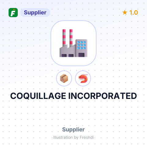 COQUILLAGE INCORPORATED – summary card, no photo uploaded yet