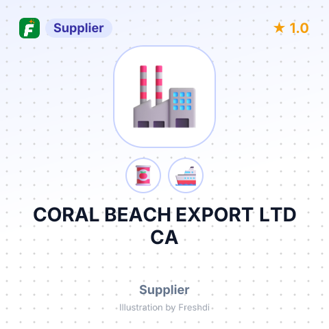 CORAL BEACH EXPORT LTD CA – summary card, no photo uploaded yet