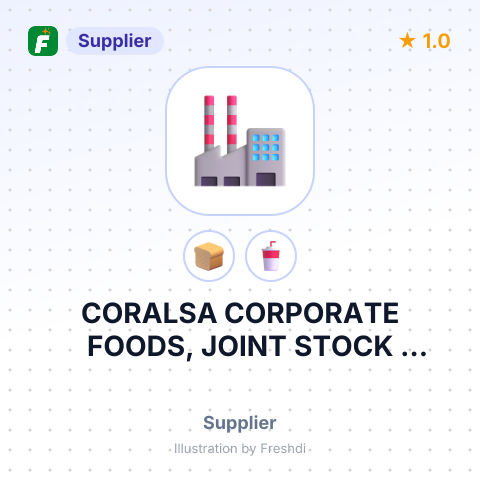 CORALSA CORPORATE FOODS, JOINT STOCK COMPANY – summary card, no photo uploaded yet
