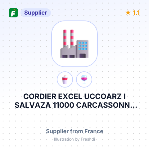 CORDIER EXCEL UCCOARZ I SALVAZA 11000 CARCASSONNE CEDEX 9 FRANCE – summary card, no photo uploaded yet
