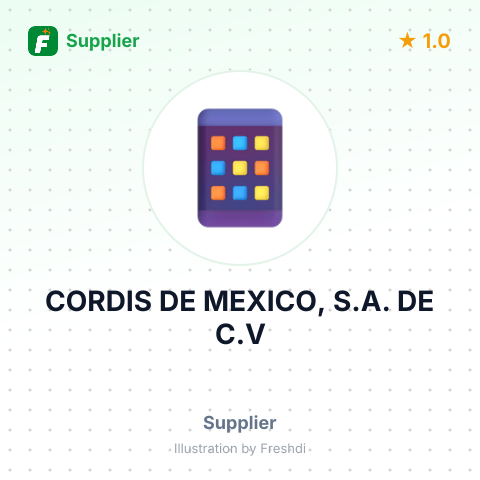 CORDIS DE MEXICO, S.A. DE C.V – summary card, no photo uploaded yet