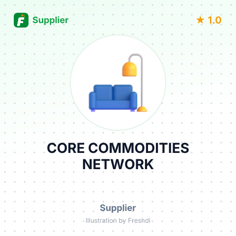 CORE COMMODITIES NETWORK – summary card, no photo uploaded yet