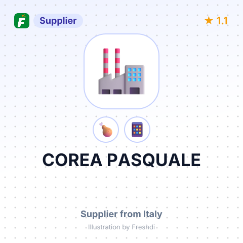 COREA PASQUALE – summary card, no photo uploaded yet