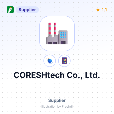 CORESHtech Co., Ltd. – summary card, no photo uploaded yet