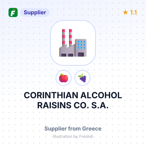 CORINTHIAN ALCOHOL RAISINS CO. S.A. – summary card, no photo uploaded yet