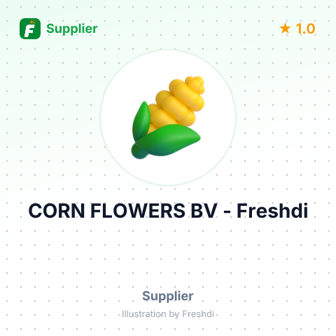 CORN FLOWERS BV – summary card, no photo uploaded yet