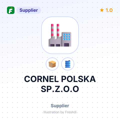 CORNEL POLSKA SP.Z.O.O – summary card, no photo uploaded yet